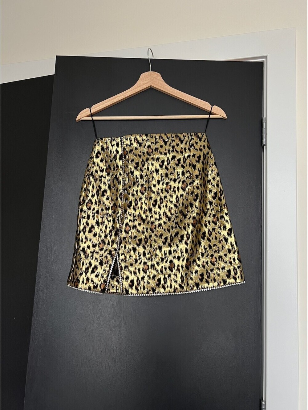 alice McCALL Leopard Print Night Cat Skirt and Top Set Size US 2 MSRP $600 NWT - Picture 2 of 10